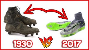 L'évolution de la chaussure de foot à travers le temps